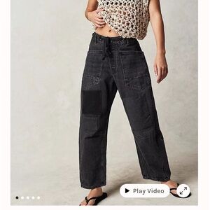 Free people moxie barrel jeans